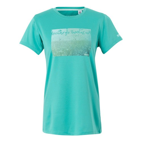 Front - Regatta Womens/Ladies Fingal IX Grass T-Shirt