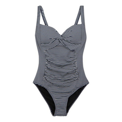 Front - Regatta Womens/Ladies Sakari Seeksucker Tummy Control One Piece Swimsuit