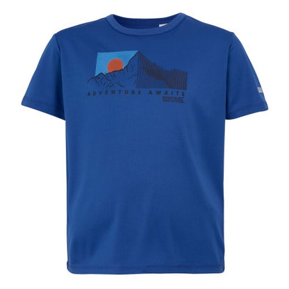 Front - Regatta Childrens/Kids Alvarado IX Adventure Awaits T-Shirt