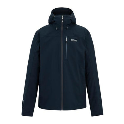 Mediterranean Blue-Black - Front - Regatta Mens Birchdale II Waterproof Jacket
