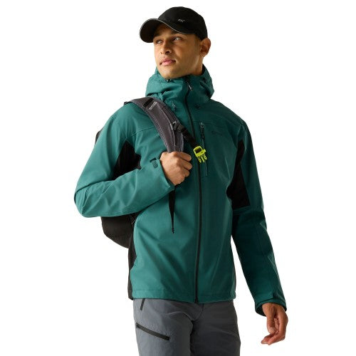 Mediterranea-Black - Front - Regatta Mens Birchdale II Waterproof Jacket