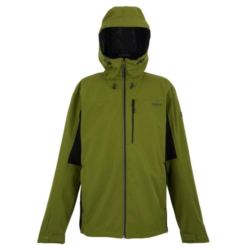 Mediterranean Blue-Black - Front - Regatta Mens Birchdale II Waterproof Jacket