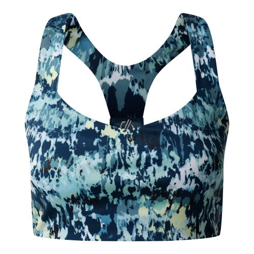 Front - Dare 2B Womens/Ladies Swift III Dash Print Sports Bra