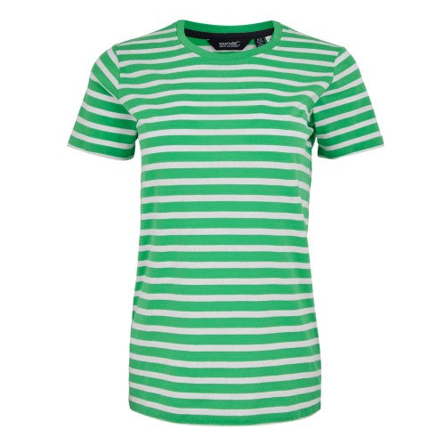 Front - Regatta Womens/Ladies Bayletta Striped T-Shirt