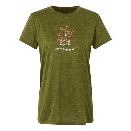 Front - Regatta Womens/Ladies Fingal IX Flower T-Shirt