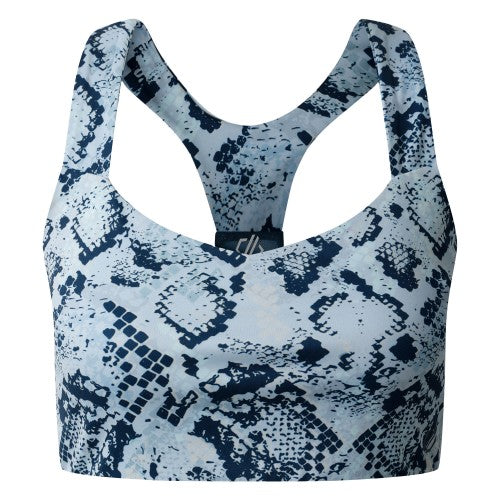 Front - Dare 2B Womens/Ladies Swift III Snake Print Sports Bra