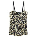 Front - Regatta Womens/Ladies Aceana III Leopard Print Tankini Top