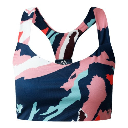 Front - Dare 2B Womens/Ladies Marble Swirl Sports Bra