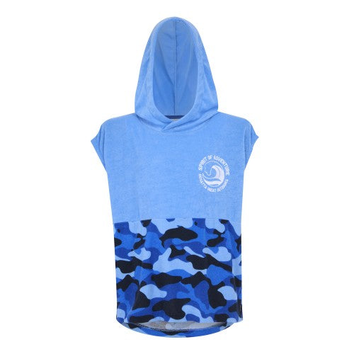 Front - Regatta Childrens/Kids II Camo Hooded Towel