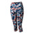 Front - Regatta Womens/Ladies Influential II Geometric 3/4 Length Leggings