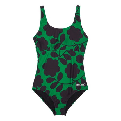 Front - Regatta Womens/Ladies Orla Kiely II Floral One Piece Swimsuit