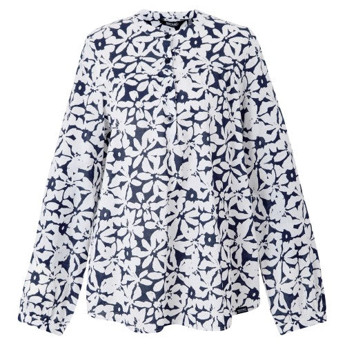Front - Regatta Womens/Ladies Natine Large Floral Lightweight Shirt