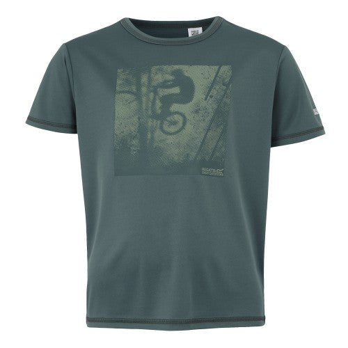 Front - Regatta Childrens/Kids Alvarado IX Bicycle T-Shirt