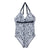 Front - Regatta Womens/Ladies Flavia II Large Floral One Piece Swimsuit