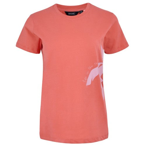 Front - Regatta Womens/Ladies Filandra VX Tropical T-Shirt