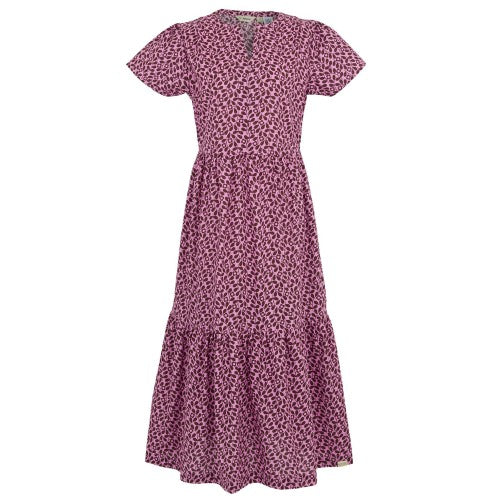 Front - Regatta Womens/Ladies Orla Kiely Jasmine Flower Tiered Midi Dress