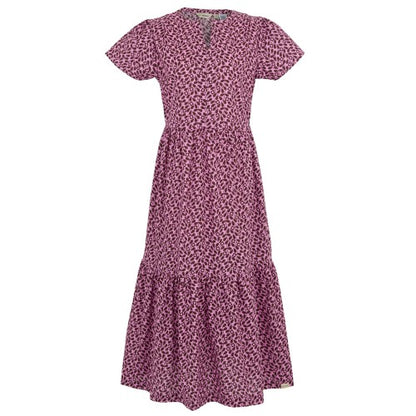 Front - Regatta Womens/Ladies Orla Kiely Jasmine Flower Tiered Midi Dress