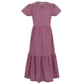 Front - Regatta Womens/Ladies Orla Kiely Jasmine Flower Tiered Midi Dress