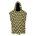Front - Regatta Girls Orla Kiely Spinning Flower Towelling Robe