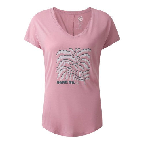 Front - Dare 2B Womens/Ladies Serene Leaves T-Shirt