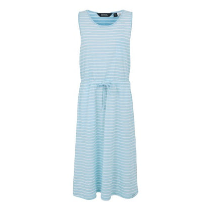 Front - Regatta Womens/Ladies Ariena Painterly Stripe Casual Dress