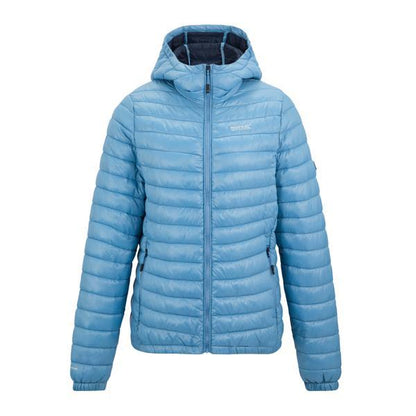Washed Denim - Front - Regatta Womens-Ladies Hurden Padded Jacket