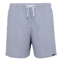 Front - Regatta Mens Loras Stripe Seersucker Swim Shorts