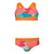 Front - Regatta Girls Dakaria III Tropical Leaves Bikini Set
