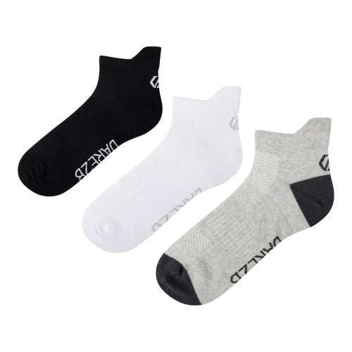 Front - Dare 2B Unisex Adult Movement Trainer Socks (Pack of 3)