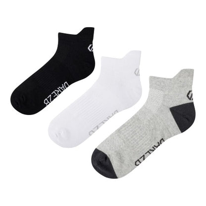 Front - Dare 2B Unisex Adult Movement Trainer Socks (Pack of 3)