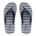 Front - Regatta Womens/Ladies Catarina Striped Flip Flops