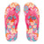 Front - Regatta Womens/Ladies Catarina Summer Floral Flip Flops