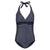 Front - Regatta Womens/Ladies Flavia II Stripe One Piece Swimsuit