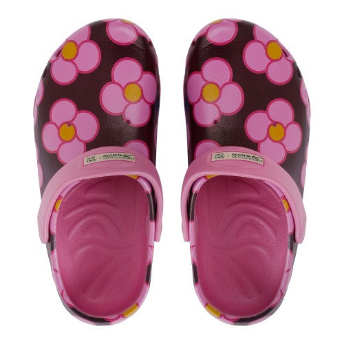 Front - Regatta Childrens/Kids Orla Kiely Clogs