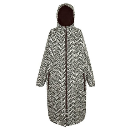 Front - Regatta Womens/Ladies Orla Kiely Jasmine Flower Changing Robe