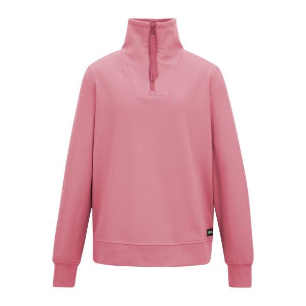 Pink Lemonade - Front - Regatta Womens-Ladies Demmi Quarter Zip Fleece Top