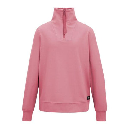 Pink Lemonade - Front - Regatta Womens-Ladies Demmi Quarter Zip Fleece Top