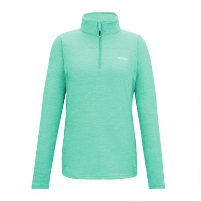 Ice Green - Front - Regatta Womens-Ladies Sweetheart Quarter Zip Fleece Top