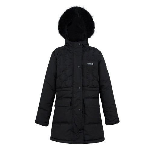 Front - Regatta Childrens/Kids Fabrizia II Quilted Jacket