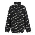 Soft Taupe-Mocha - Front - Regatta Womens-Ladies Frankie Abstract Borg Half Zip Fleece Jacket