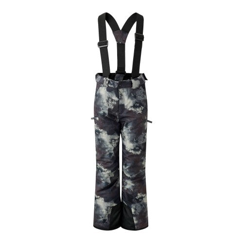 Front - Dare 2B Childrens/Kids Pow II Waterproof Distressed Ski Trousers