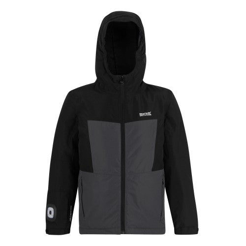 Front - Regatta Childrens/Kids Beamz Insulated Waterproof Jacket