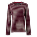 Front - Regatta Womens/Ladies Federica Stripe Long-Sleeved T-Shirt