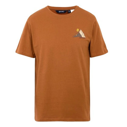 Front - Regatta Mens Cline IX Mountain T-Shirt