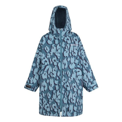 Front - Dare 2B Childrens/Kids Leopard Print Waterproof Changing Robe