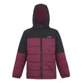 Navy-Gold Flame - Front - Regatta Childrens-Kids Lofthouse Insulated Jacket