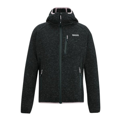 Dark Storm - Front - Regatta Womens-Ladies Newhill Hooded Fleece Jacket