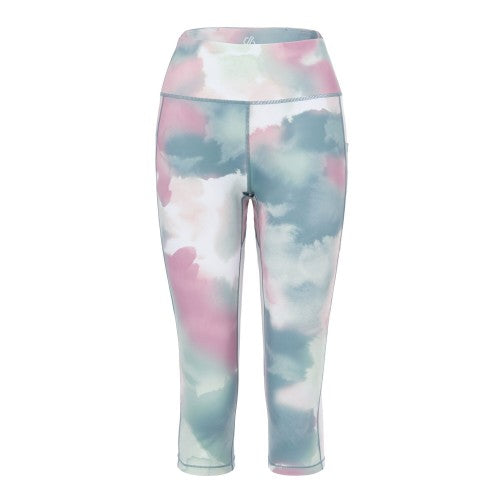 Front - Dare 2B Womens/Ladies Influential II Marble 3/4 Leggings