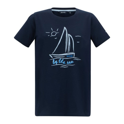 Front - Regatta Womens/Ladies Filandra VX Sailboat T-Shirt