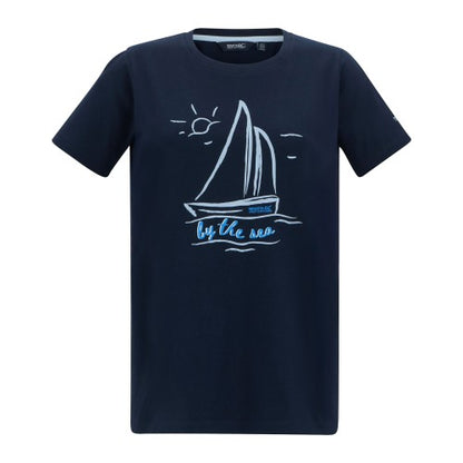 Front - Regatta Womens/Ladies Filandra VX Sailboat T-Shirt